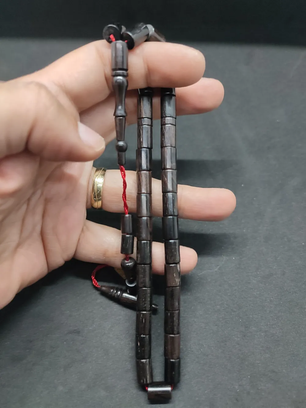 İsmai̇l Erol Usta Eseri̇ Ok Gi̇bi̇ Kesme Naturel Abanoz Ağacı küçük resim 4