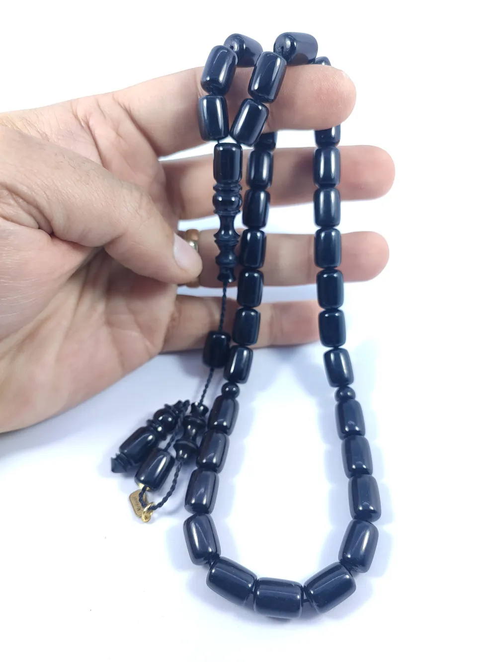 Mehmet Mercan Usta Eseri̇ Çi̇ft Zımpara Çi̇ft Ci̇lalı Sıkma Kehri̇bar küçük resim 5