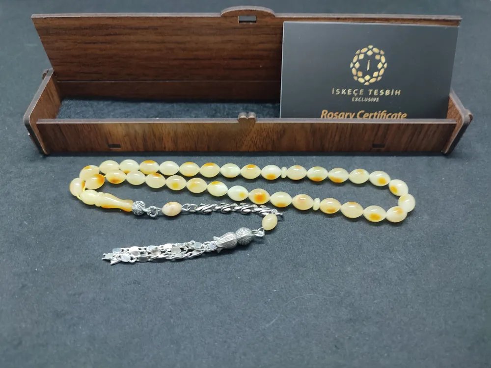 Ahşap Kutulu  6.25 Gr. Gümüş Püsküllü 12.00 Gr. Rus Kaya Damla küçük resim 3