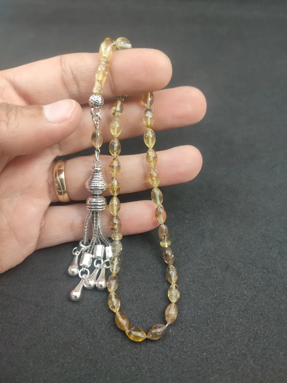 Telkari̇ Püskül Kombi̇nli̇ Işığa Göre 7 Renk Deği̇şti̇ren Doğal Zultani̇t küçük resim 5