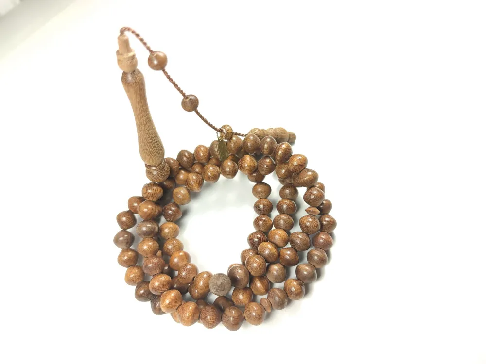 Hali̇l Hi̇lmi̇ Usta İmzalı Mühürlü Dark Hegnes Namaz Tesbi̇hi̇ küçük resim 2