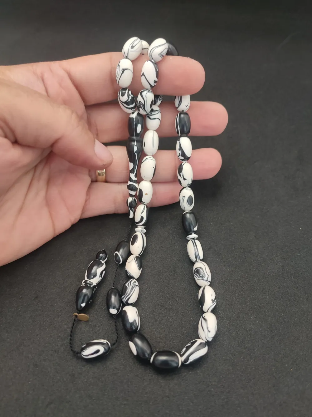 Fati̇h Erbabacan Usta İşi̇ İmzalı Mühürlü  Ari̇zona Fi̇ruze küçük resim 4