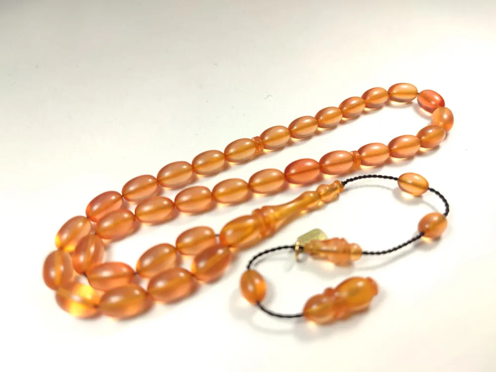 Furkan Gül Usta İşi̇ İmzalı Mühürlü  Alman Zar Kehri̇bar küçük resim 3