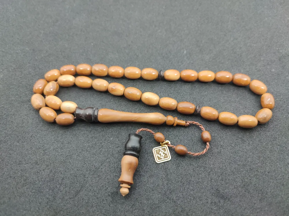 Mustafa Uysal Usta Eseri̇ Abanoz Kombi̇nli̇ Naturel Kuka küçük resim 3