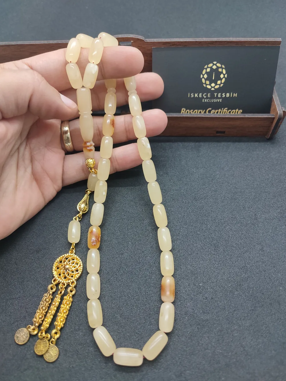 Kaçkar Usta Eseri̇ 23 Gr 475 Ayar 9.98 Gr.  Gümüş Püsküllü Mat Kaya Damla küçük resim 5