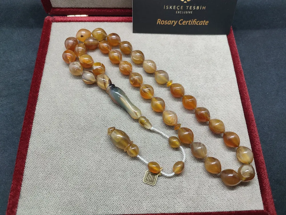 İskeçeli̇ Cemi̇l Usta Eseri̇ 30.15 Gr. İri̇ Boy Dağ Ceylanı Boynuzu