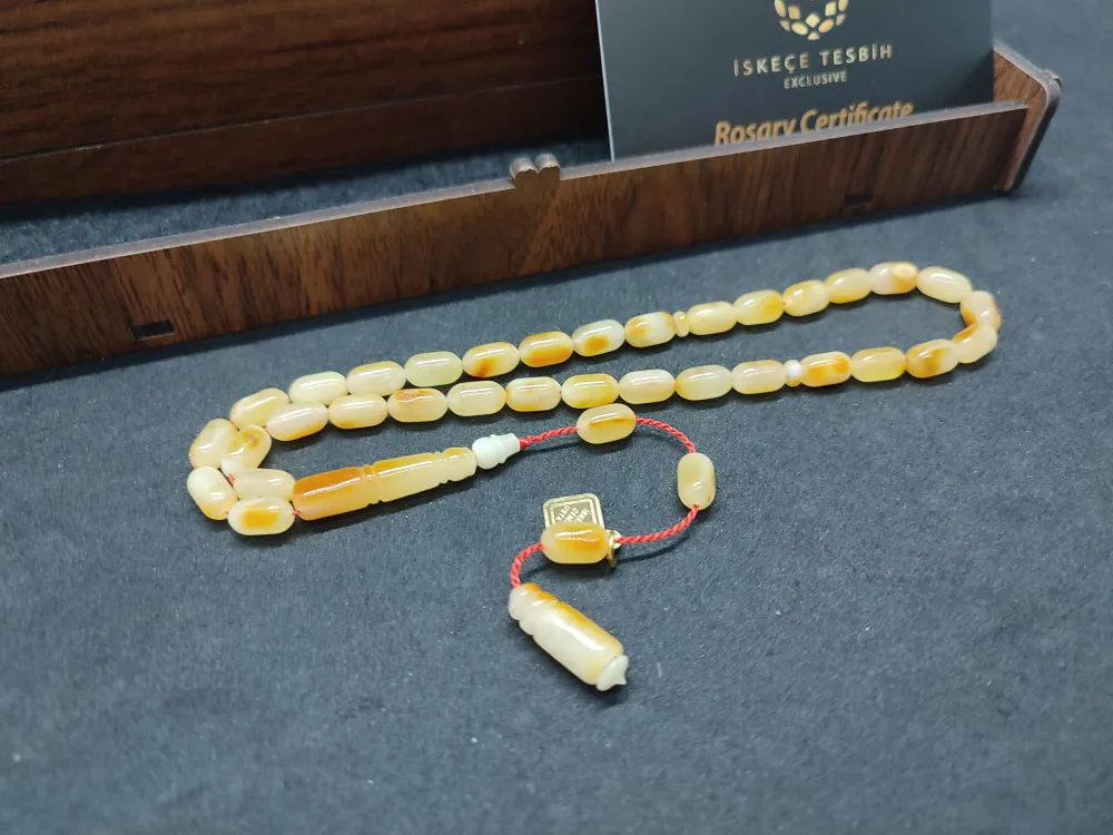 Ahşap Kutulu İskeçeli̇ Cemi̇l Usta Esri̇   8.50 Gr. Rus Kaya Damla küçük resim 3