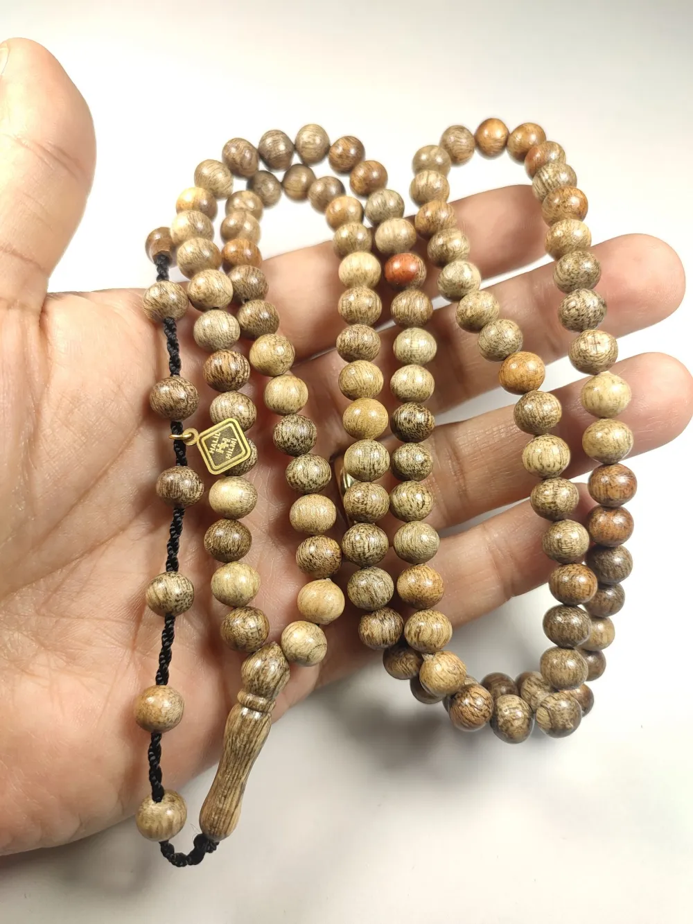 Hali̇l Hi̇lmi̇ Usta İşi̇ İmzalı Sakızlık Ağacı Namaz Tesbi̇hi̇ küçük resim 4