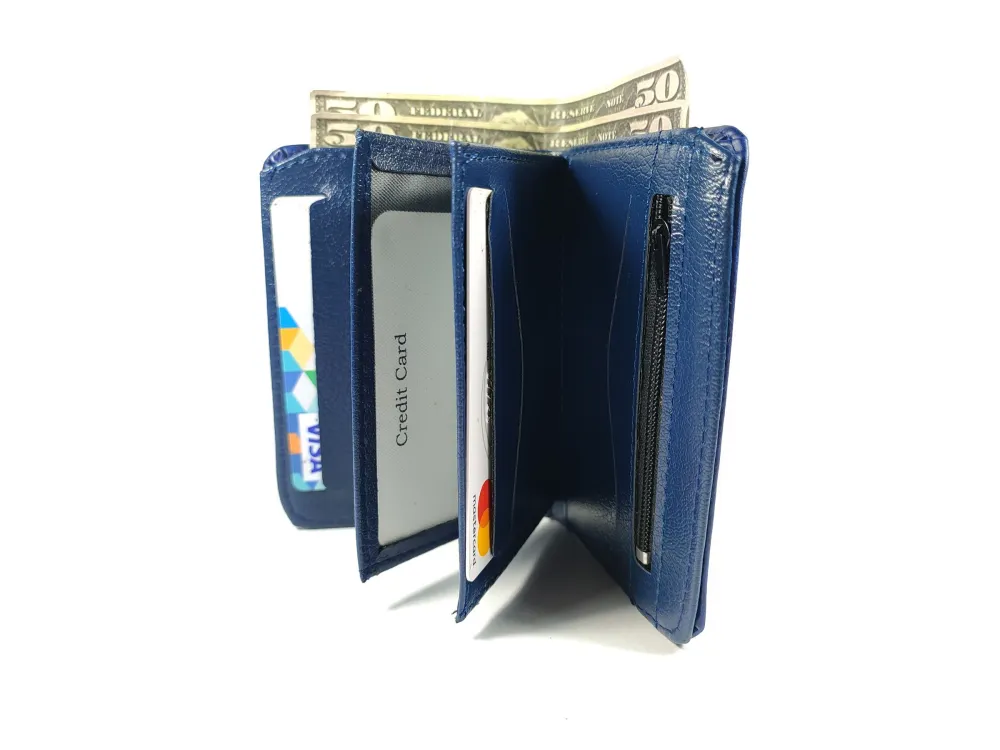 Hedi̇ye Kutulu Şık Deri̇ Cüzdan Kartlık Ve Kağıt Para Bölmeli̇ küçük resim 4