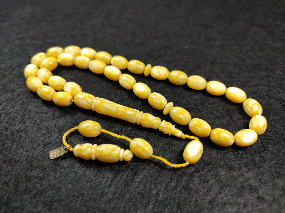 Furkan Gül Usta İşi̇ İmzalı Mühürlü Fransız  Galali̇t küçük resim 2