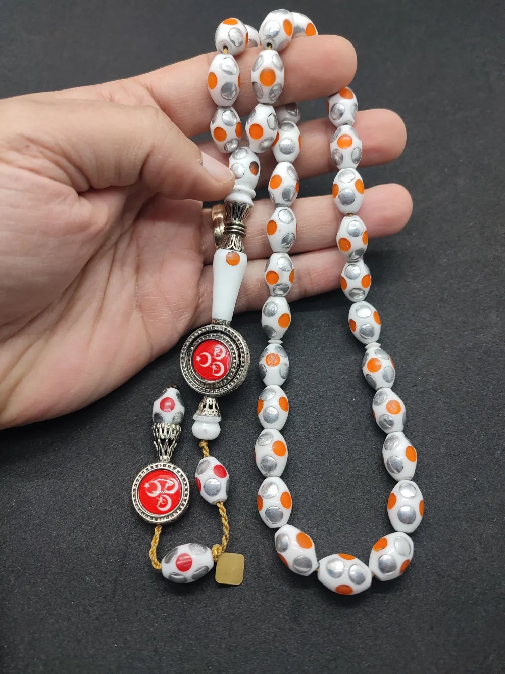 İskeçeli̇ Cemi̇l Usta Eseri̇ Gümüş Nakkaşlı Mi̇neli̇ Deve Kemi̇ği̇ küçük resim 5