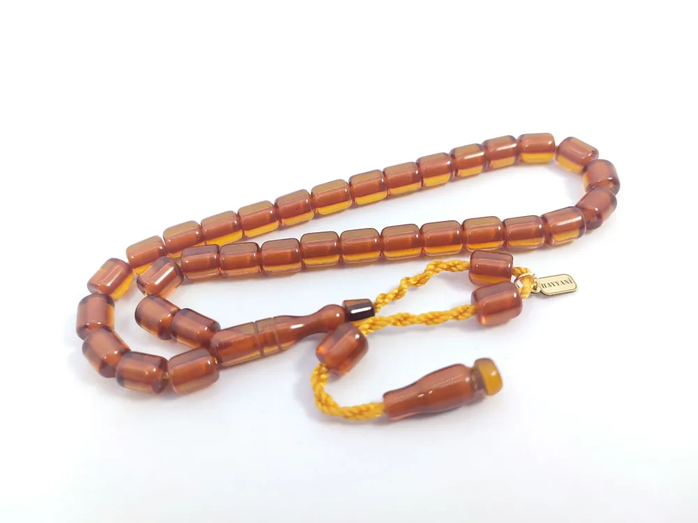 Hayyani̇ Usta Eseri̇ İmzalı Mühürlü Dönem Osmanlısı Ateş-İ Kehri̇bar küçük resim 3