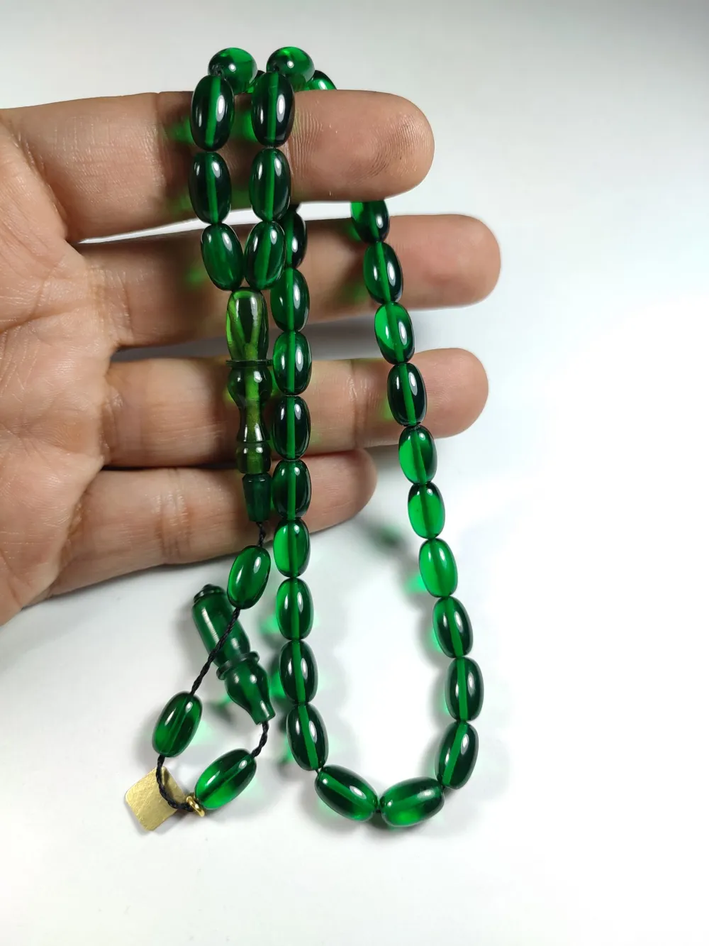 İskeçeli̇ Cemi̇l Usta İşi̇ İmzalı Sıkma Kehri̇bar küçük resim 4