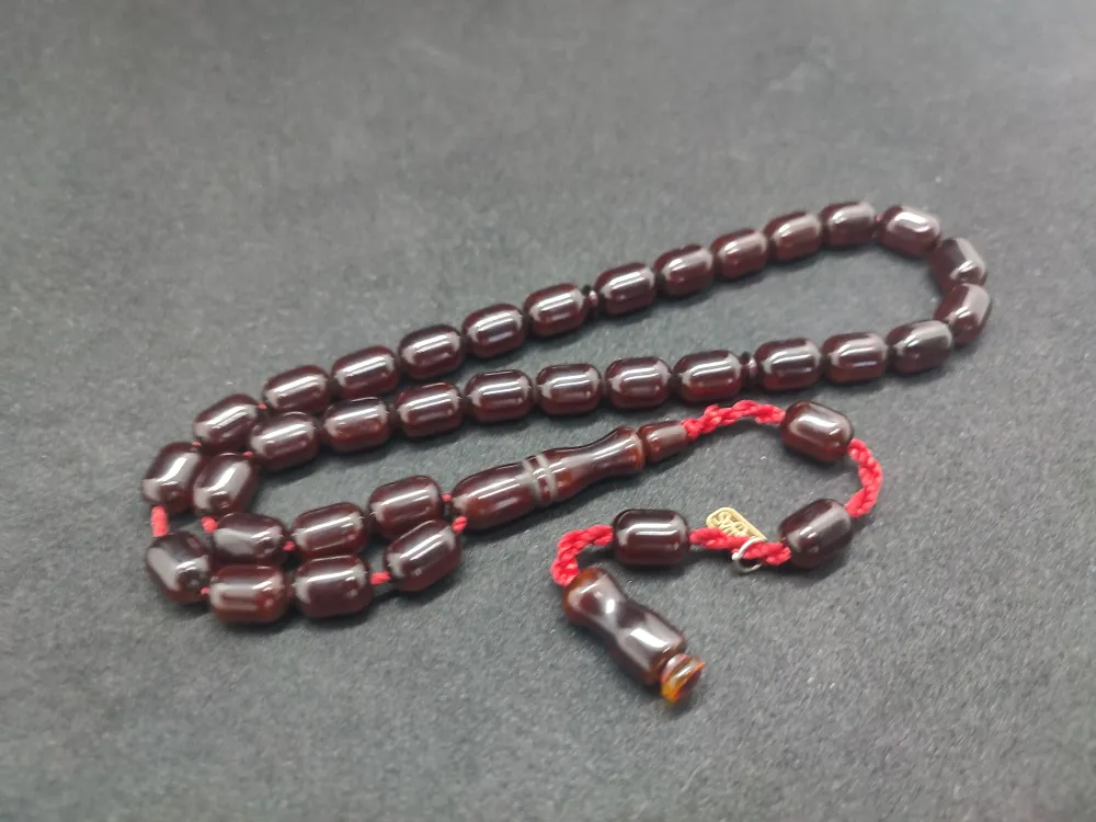 Dabbas Usta Eseri̇ İmzalı El Boy Alman Faturan Sıkma Kehri̇bar