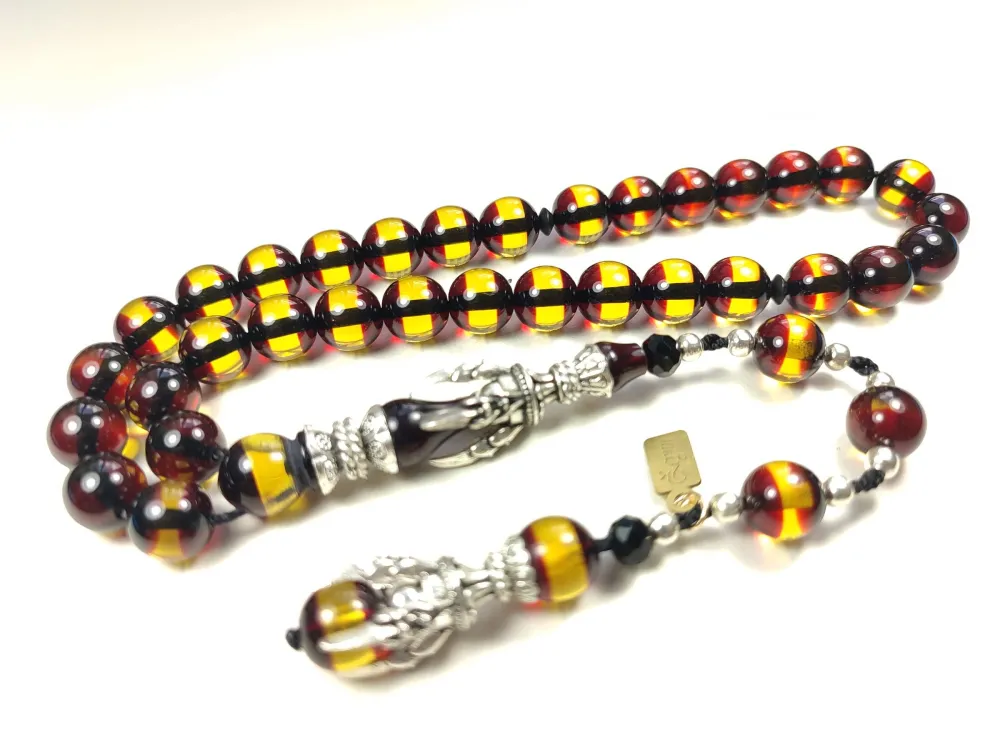 Zeyn Usta İmzalı Bronz Nakkaş İmame Hi̇tame Pençe Model Sıkma Kehri̇bar