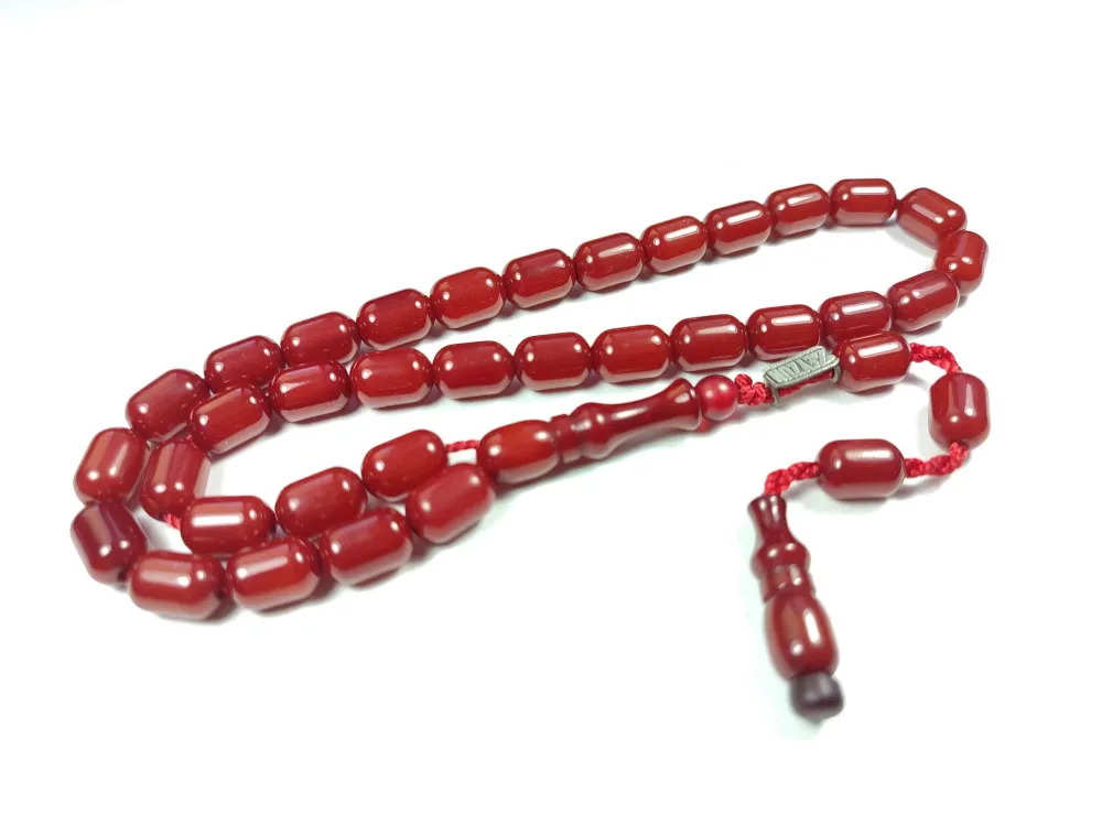 Mahmud Zeyzun Usta İşi̇ İmzalı (İmzası Gümüştür) Sıkma Kehri̇bar küçük resim 3