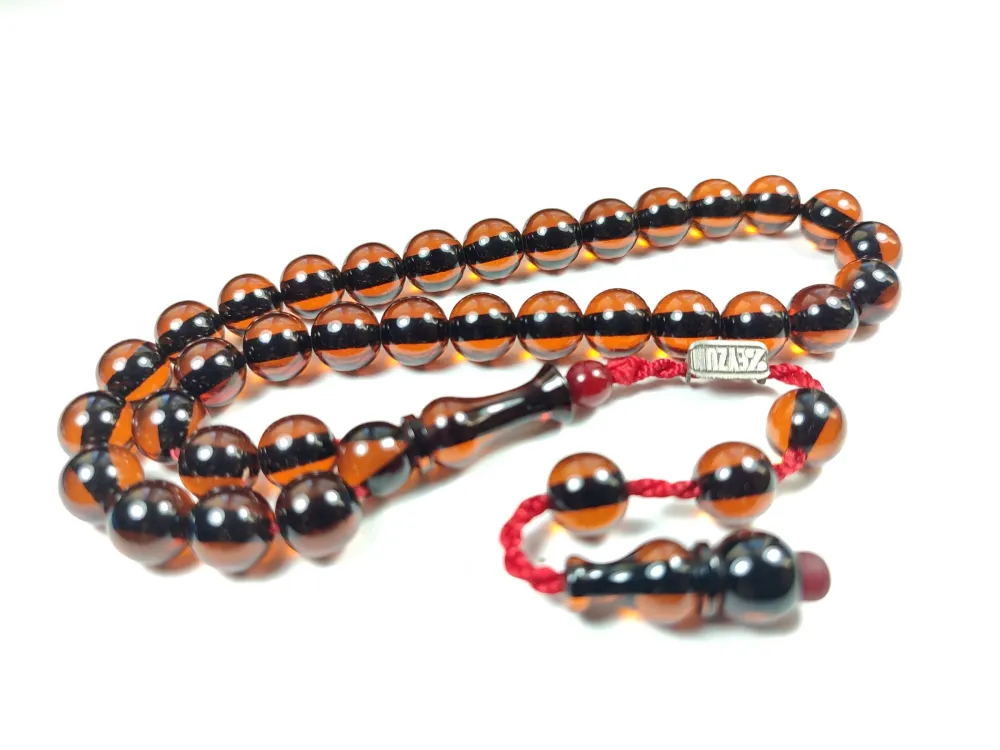 Mahmud Zeyzun Usta İşi̇ İmzalı (İmzası Gümüştür) Sıkma Kehri̇bar