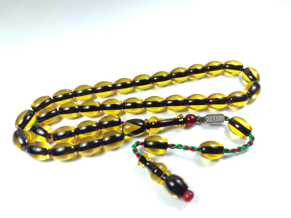 Mahmud Zeyzun Usta İşi̇ İmzalı (İmzası Gümüştür) Sıkma Kehri̇bar küçük resim 3