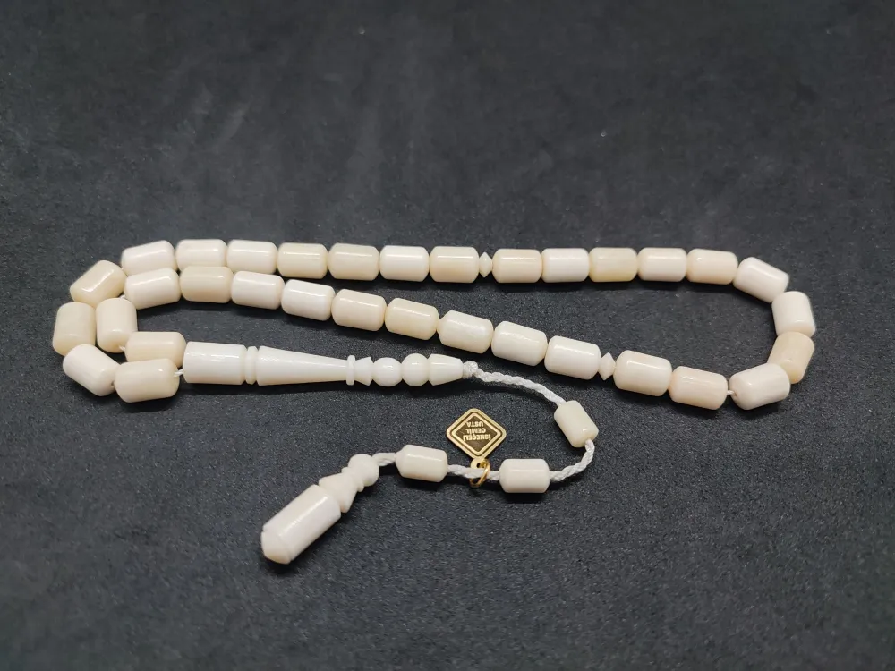 İskeçeli̇ Cemi̇l Usta Eseri̇ Sülün İmame El Boy  Naturel Bali̇na Kemi̇ği̇ küçük resim 2