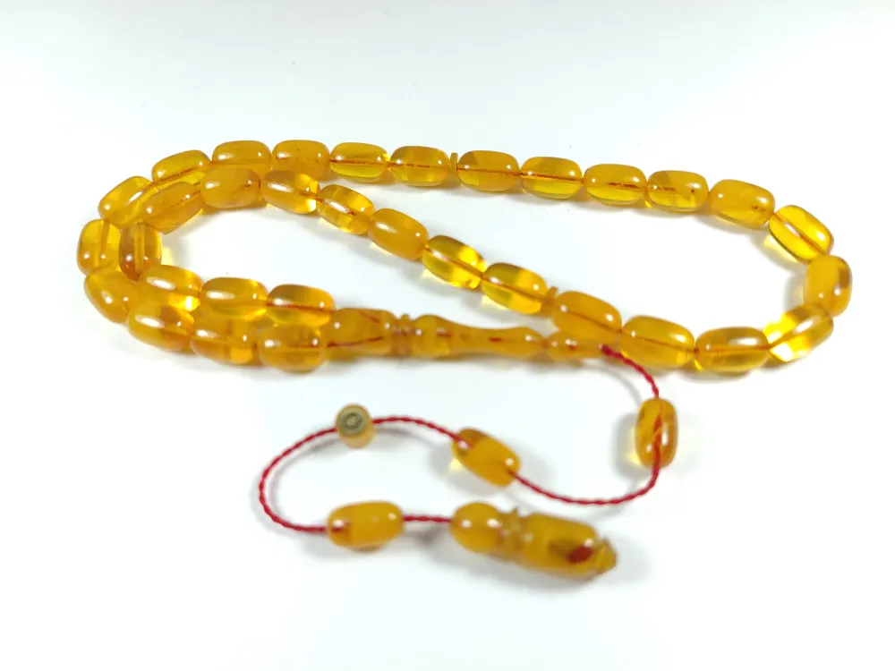 Mesut Elma Usta İşi̇ İmzalı Mühürlü 0.6 Deli̇m  Sıkma Kehri̇bar küçük resim 3