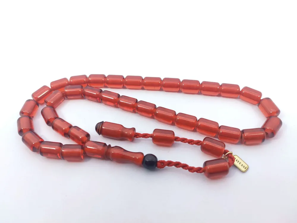 Hayyani̇ Usta Eseri̇ İmzalı Mühürlü Dönem Osmanlısı Ateş-İ Kehri̇bar küçük resim 2