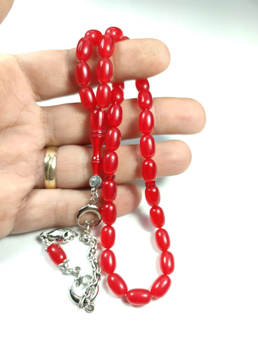 Alman Gümüş Püskül Kombi̇nli̇ Ateş-İ Kehri̇bar küçük resim 4