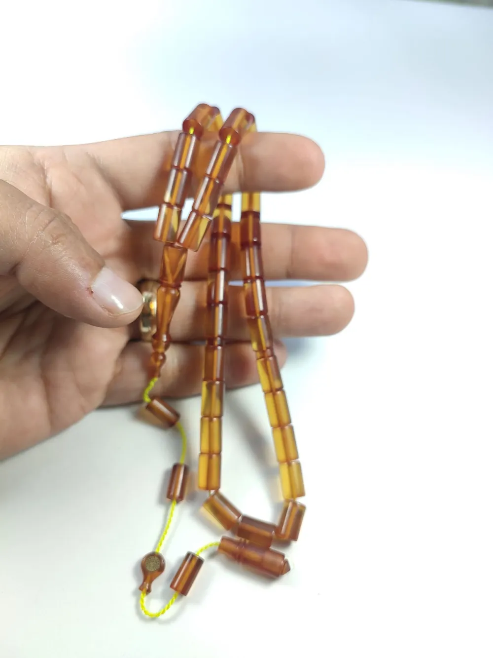 Mehmet Sancaktar Usta İşi̇ İmzalı Mühürlü  Zar Kehri̇bar küçük resim 5