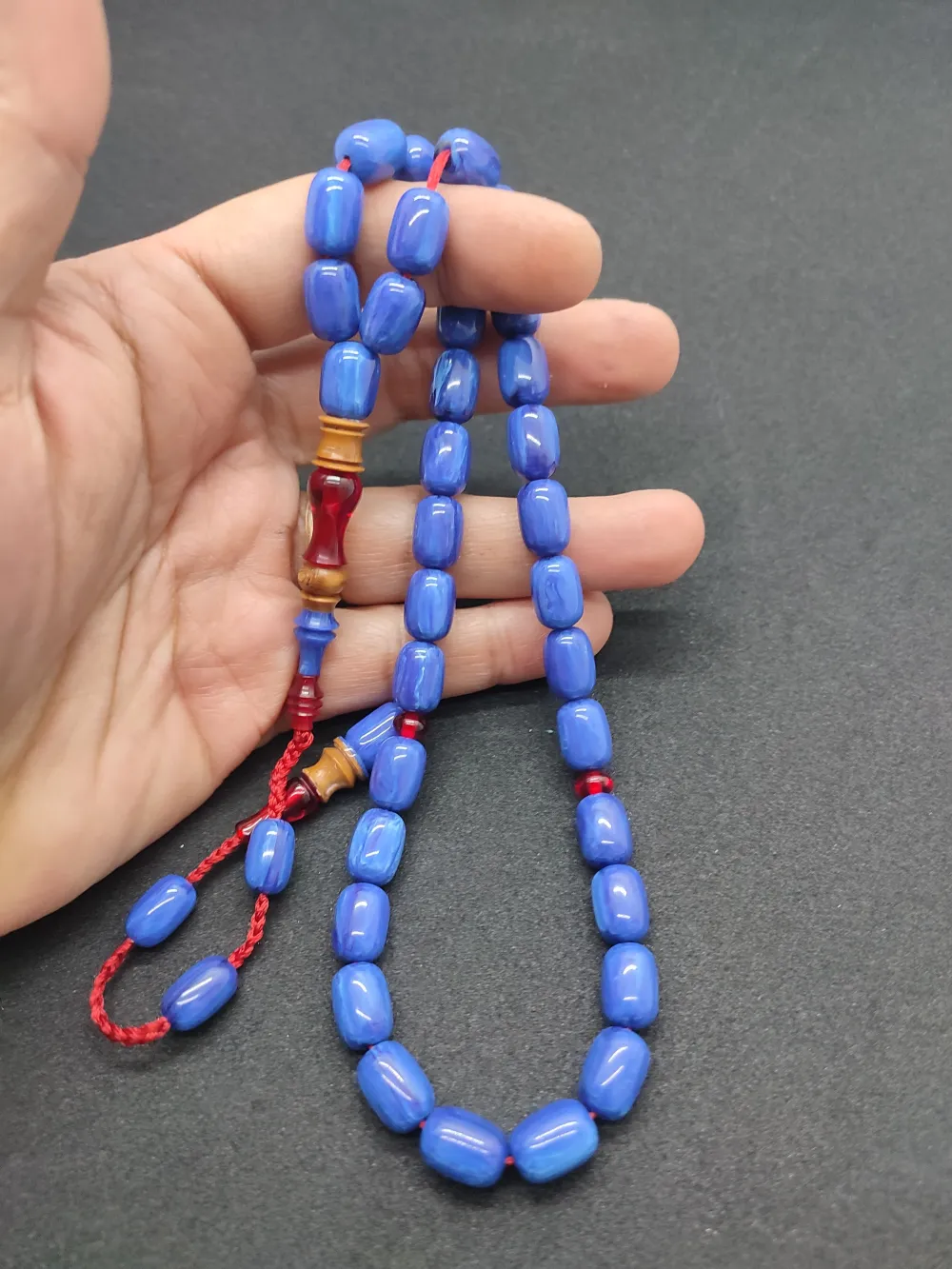 Emi̇ne Reşvani̇ Usta Eseri̇ İmame Hi̇tame Kuka Eski̇ Katali̇n Kombi̇nli̇ Sıkma Kehri̇bar  küçük resim 4