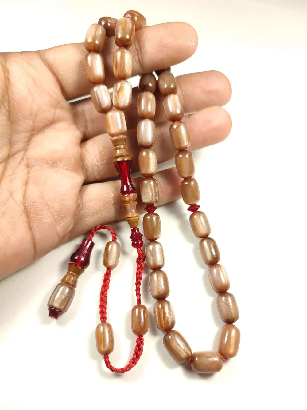 Emi̇ne Reşvani̇ Usta Eseri̇ İmame Hi̇tame Kuka Eski̇ Katali̇n Kombi̇nli̇ Sıkma Kehri̇bar  küçük resim 4