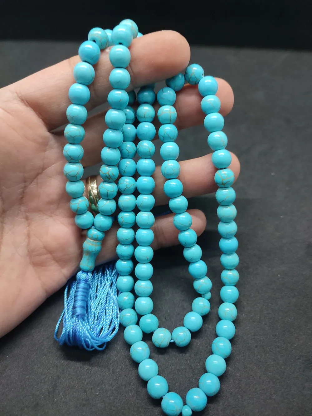 Başka Yerde Yok!!!  Naturel Ari̇zona Fi̇ruze Namaz Tesbi̇hi̇ küçük resim 5