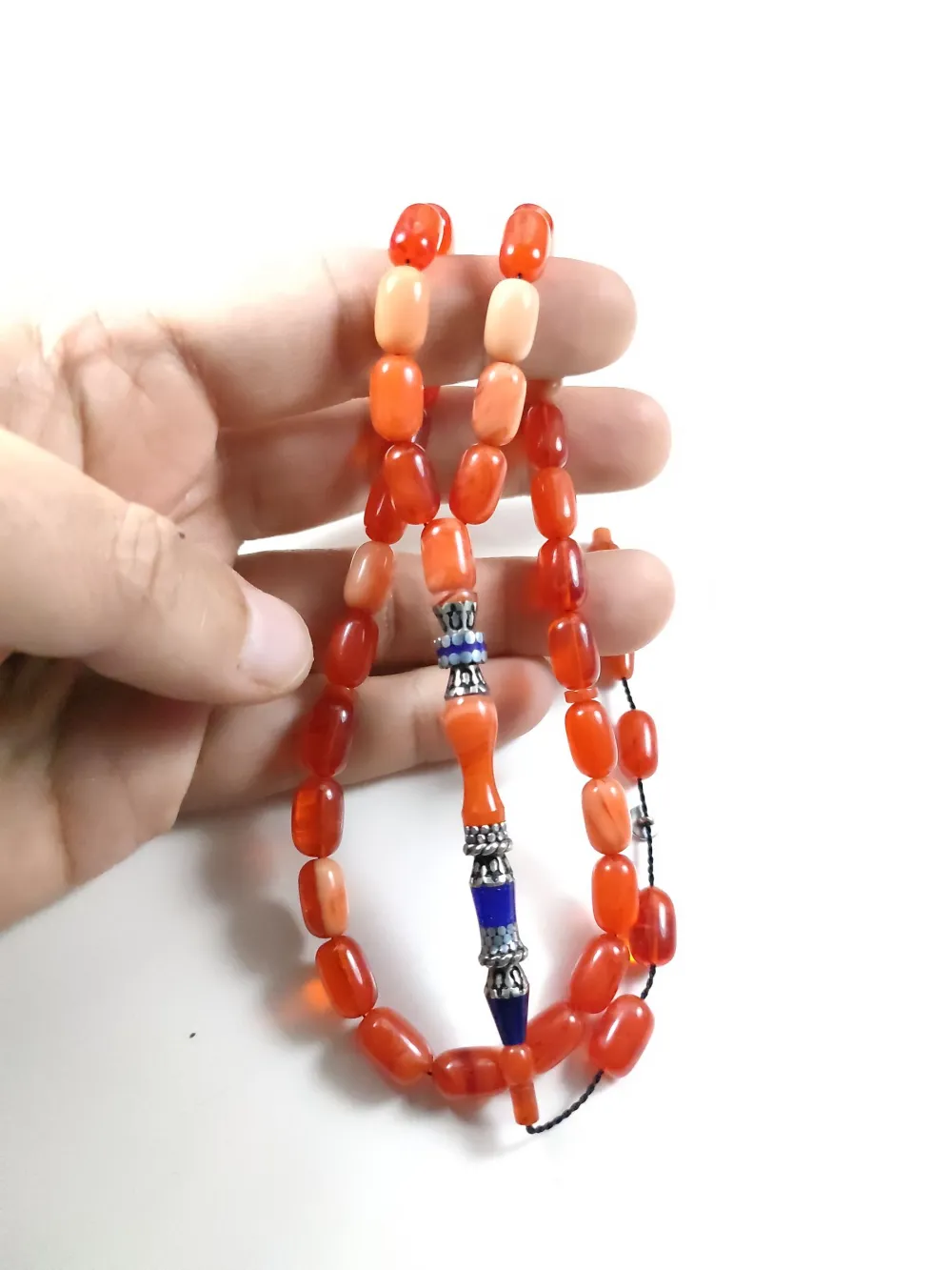 Şükrü Baba  Usta İşi̇ İmzalı İmame Hi̇tame Nakkaş İşçi̇li̇kli̇ Sıkma Kehri̇bar küçük resim 4