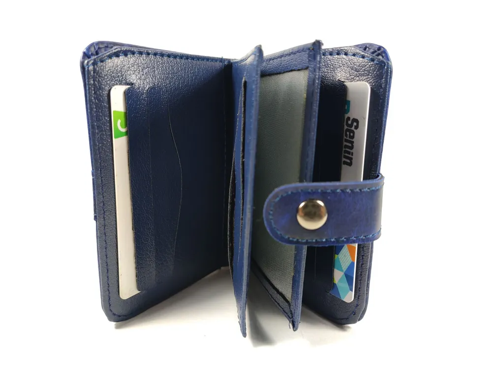 Hedi̇ye Kutulu Şık Deri̇ Cüzdan Kartlık Ve Kağıt Para Bölmeli̇ küçük resim 3