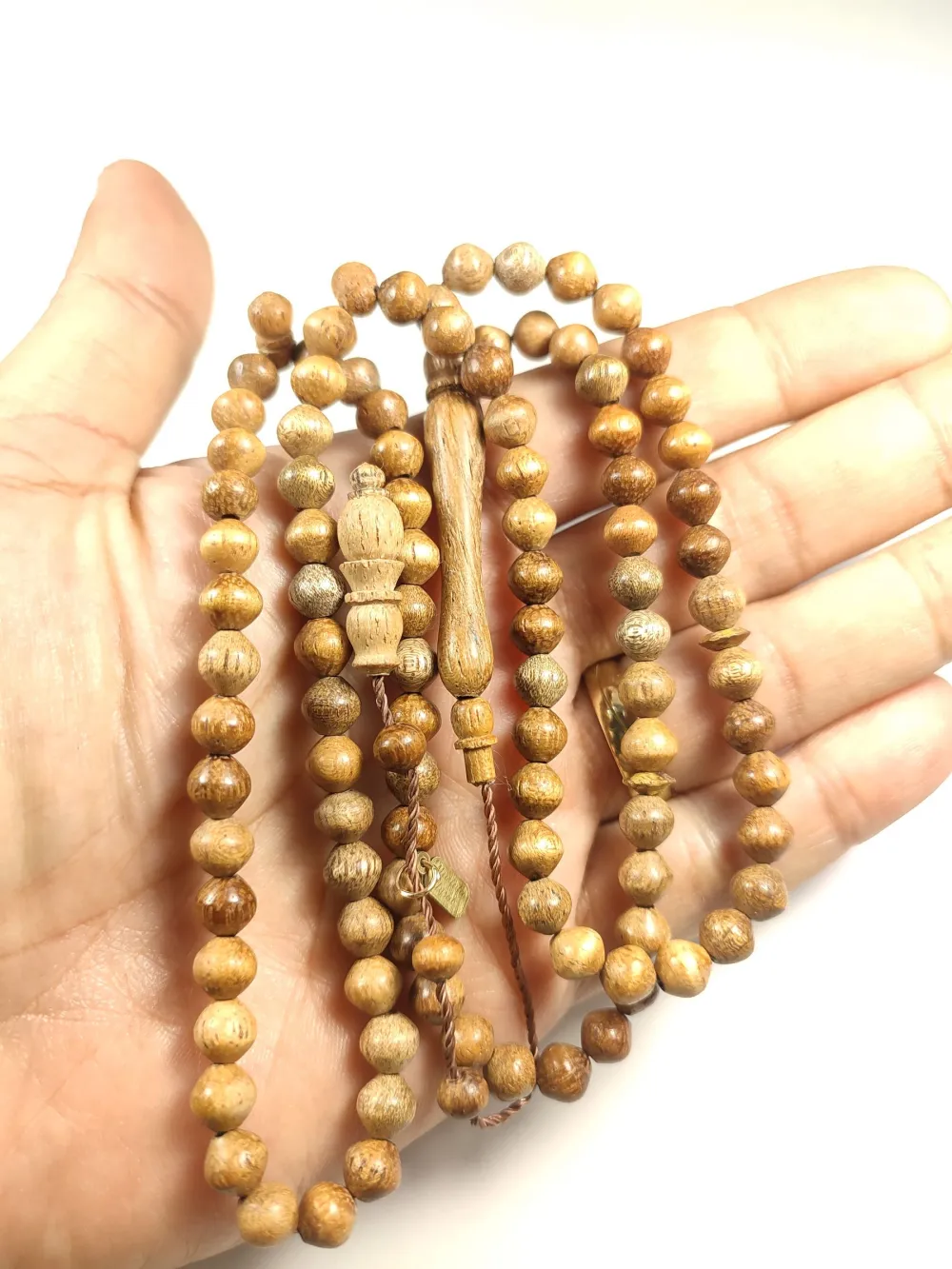 Hali̇l Hi̇lmi̇ Usta İmzalı Mühürlü Kay Tule Namaz Tesbi̇hi̇ küçük resim 4