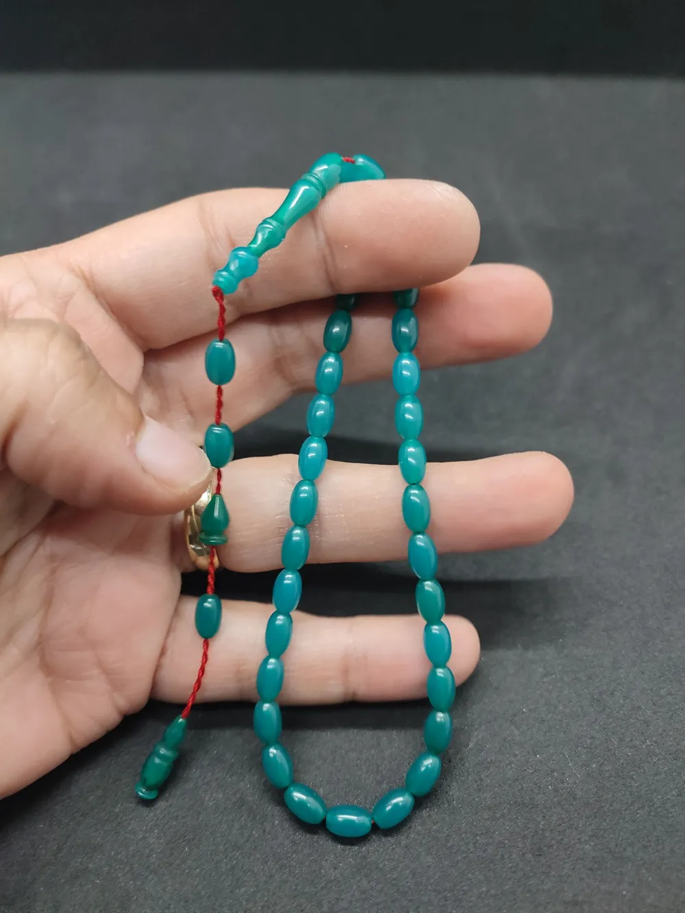 Darabacı Abdullah Usta Eseri̇ Bi̇lek Boy Sıkma Kehri̇bar küçük resim 4