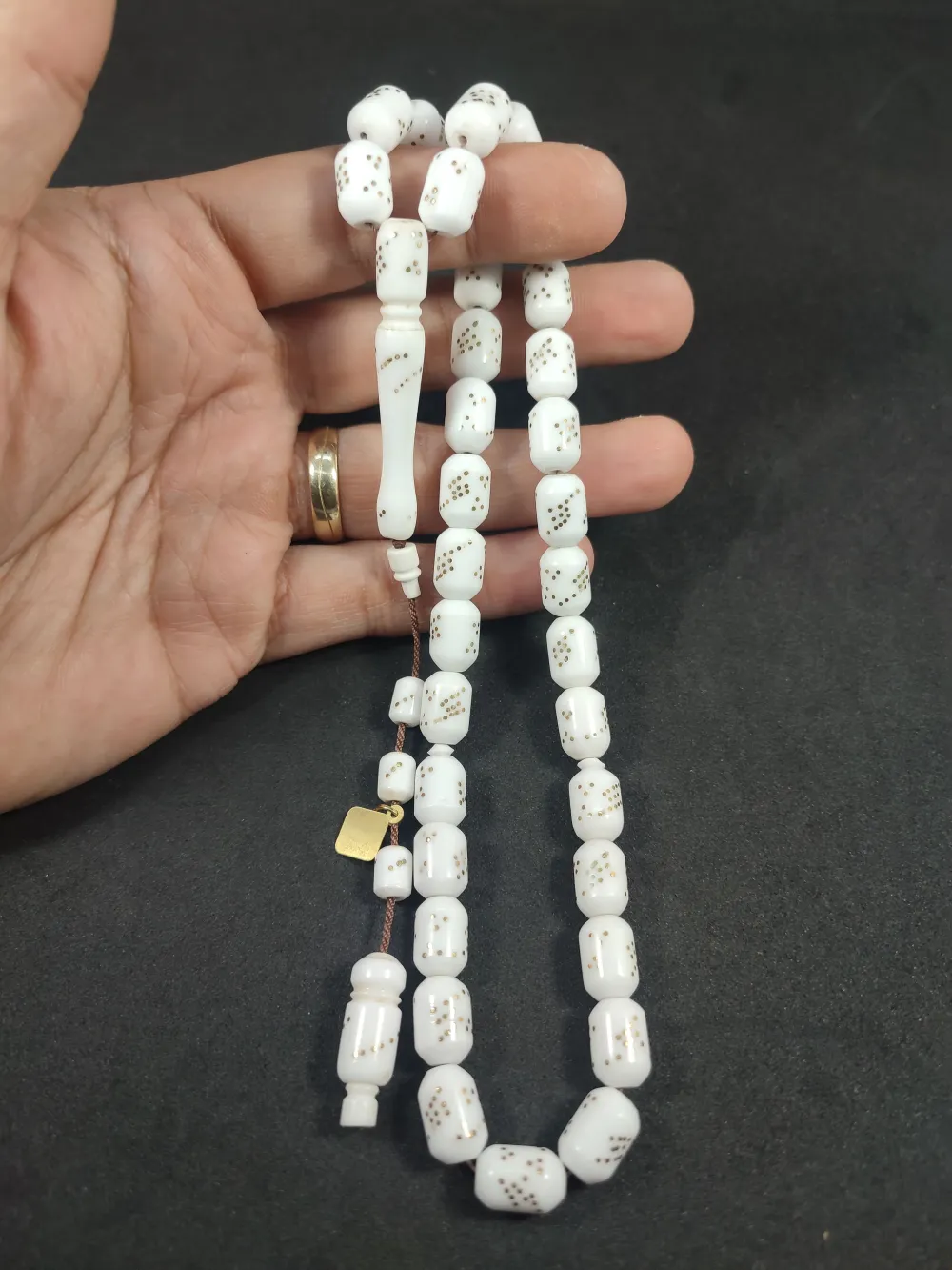 İskeçeli̇ Cemi̇l Usta Bronz Çakımlı Naturel Deve Kemi̇ği̇ küçük resim 4