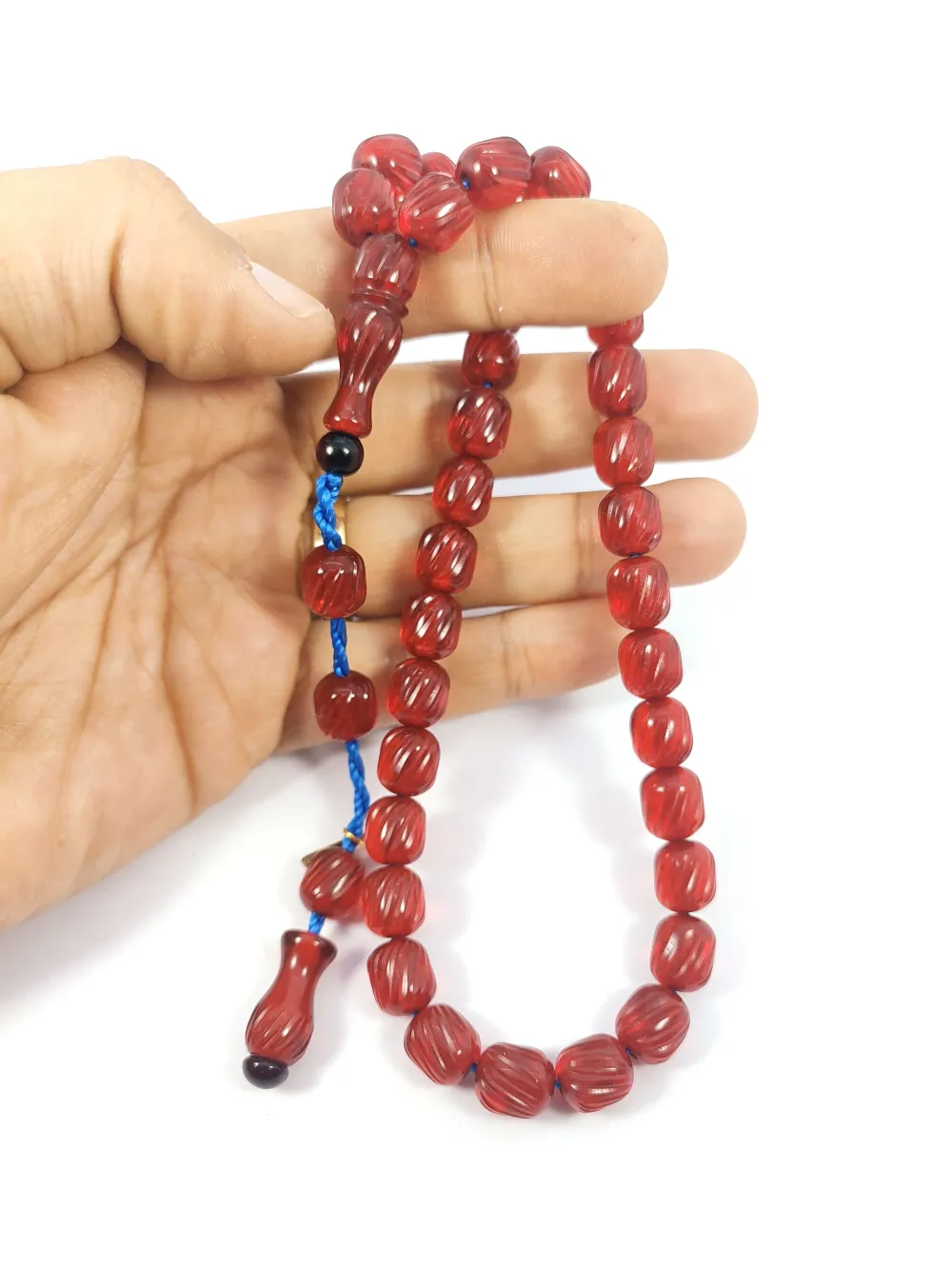 Muhammed Dabbas Usta İşi̇ İmzalı Kalem Oyma Ateş-İ Kehri̇bar küçük resim 5