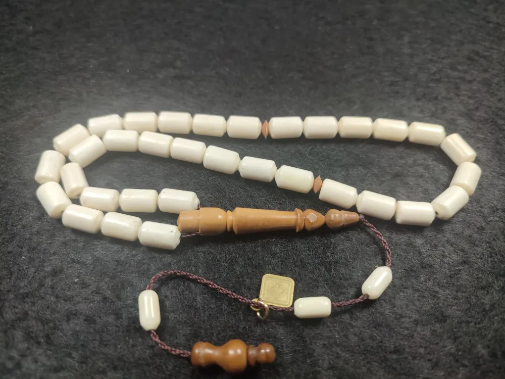 İskeçeli̇ Cemi̇l Usta İmzalı Kuka Kemi̇ği̇ Kombi̇nli̇ Bali̇na Kemi̇ği̇ küçük resim 2