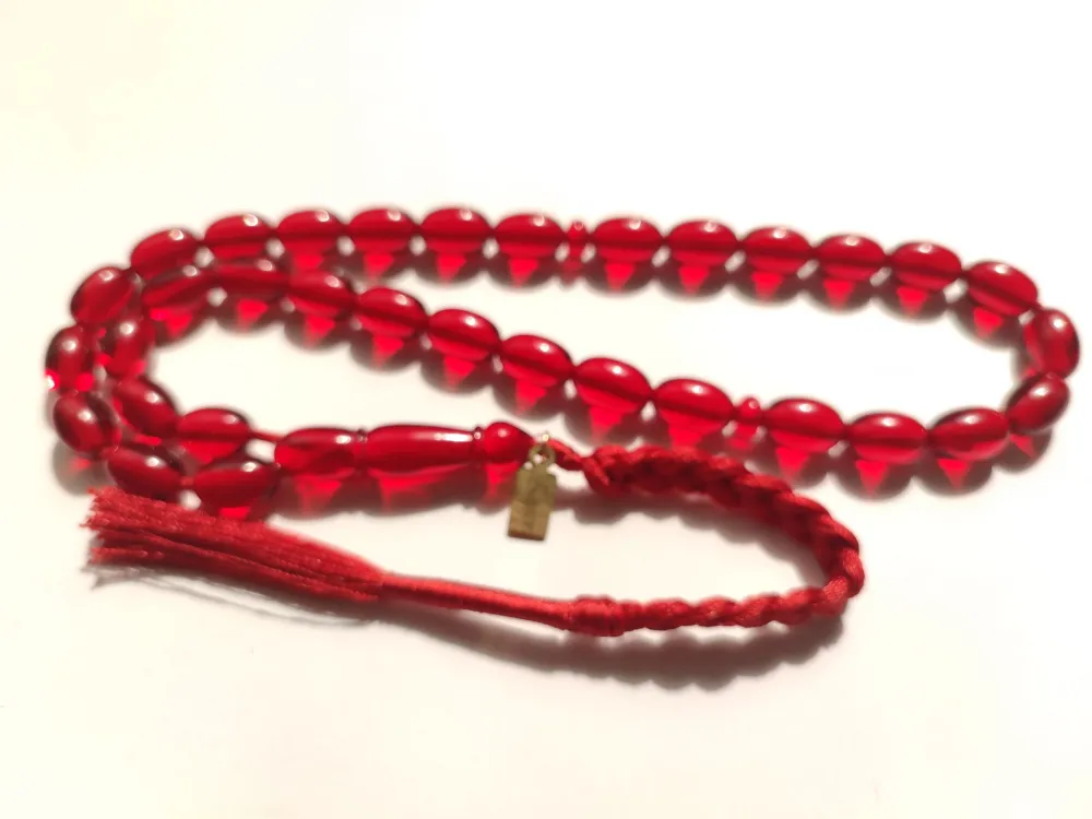 Ebu Zeyn Usta İşi̇ İmzalı Rengi̇n Zi̇rvesi̇ Bi̇r Osmanlı Torunu Ateş Kehri̇bar küçük resim 3