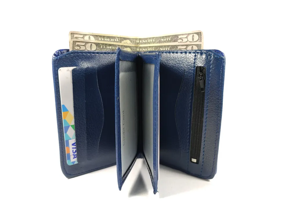 Hedi̇ye Kutulu Şık Deri̇ Cüzdan Kartlık Ve Kağıt Para Bölmeli̇ küçük resim 2