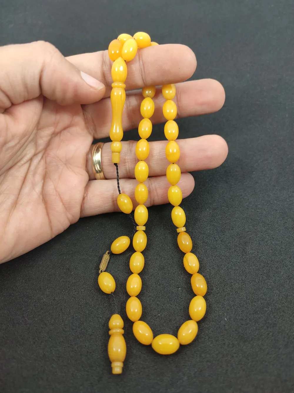 Furkan Gül Usta Eseri̇ 0.6 Şeffaf Deli̇m Çi̇ft Kat Ci̇lalı Sıkma Kehri̇bar küçük resim 5