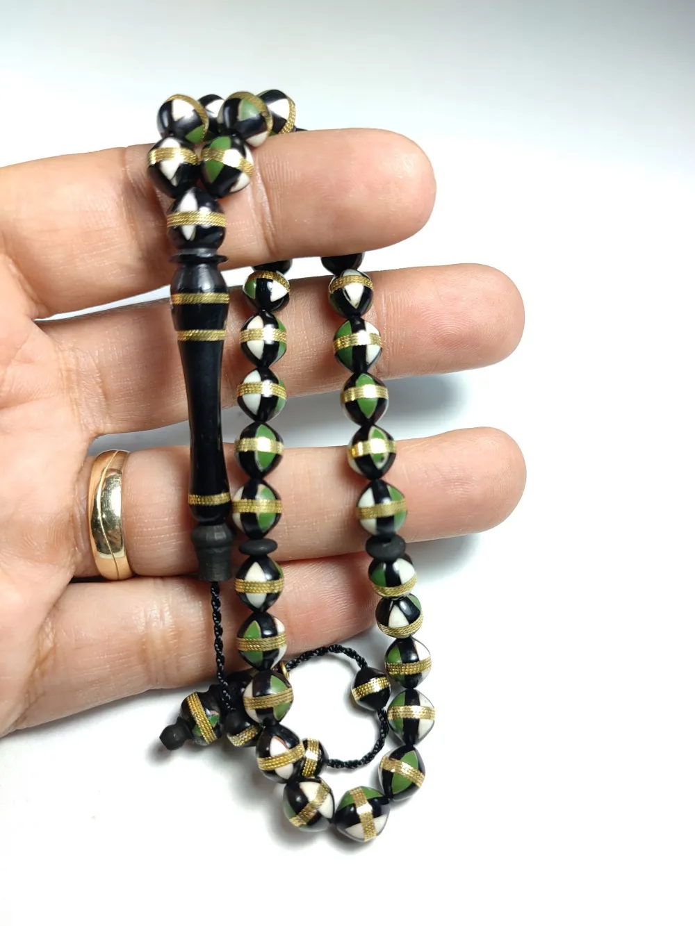 Hali̇l Hi̇lmi̇ Usta İşi̇ İmzalı Sarmal Mi̇ne Ve  Mercan İşleme Kuka küçük resim 5