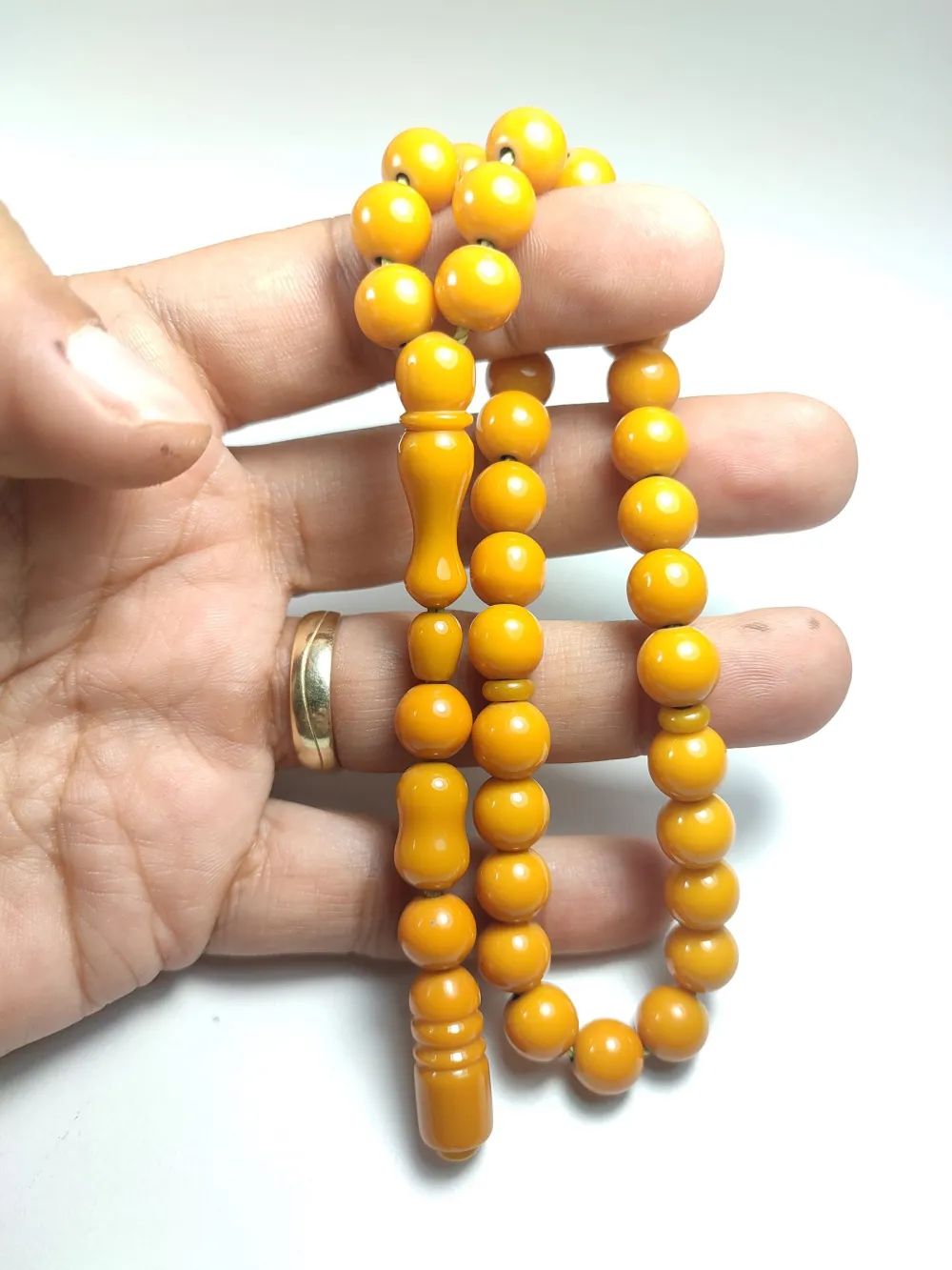 Junai̇d Hasan Usta İşi̇ Şenalp Model  Sıkma Kehri̇bar küçük resim 4