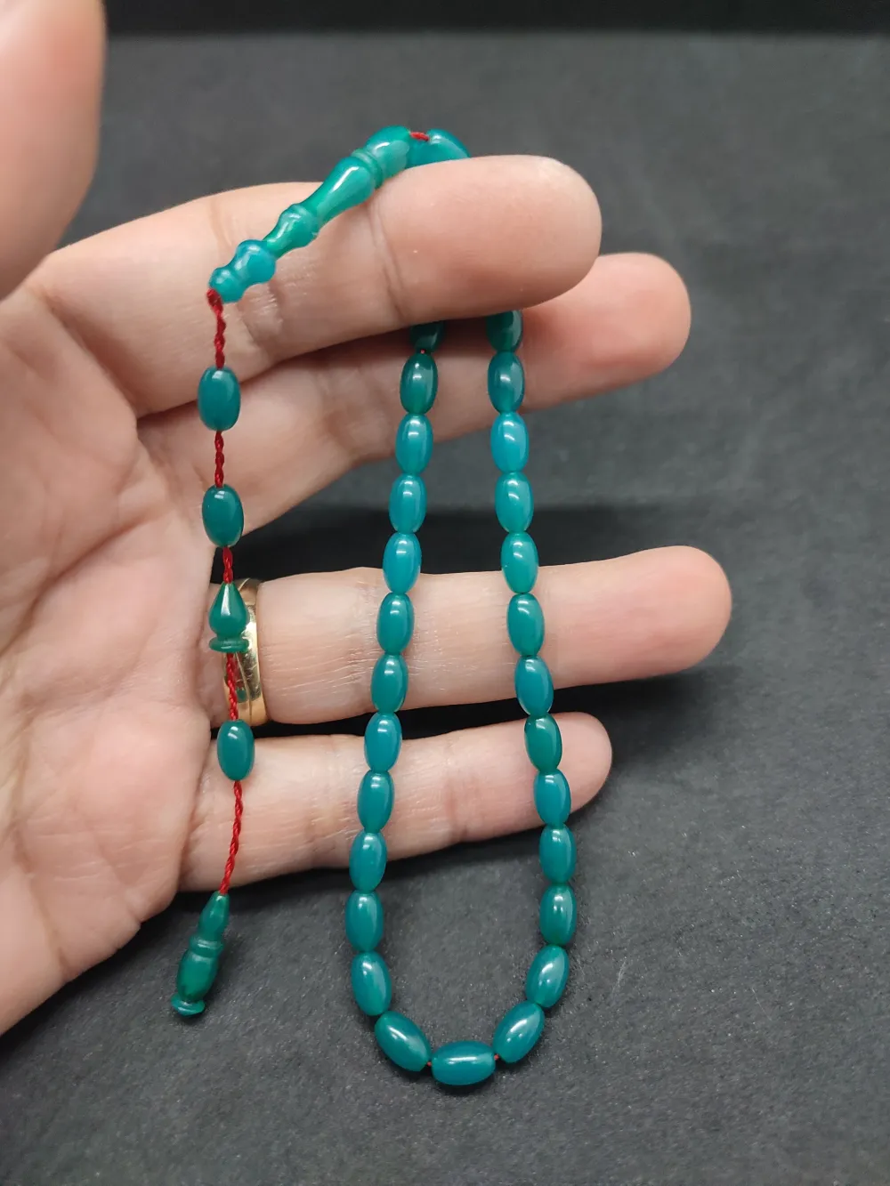 Darabacı Abdullah Usta Eseri̇ Bi̇lek Boy Sıkma Kehri̇bar küçük resim 5