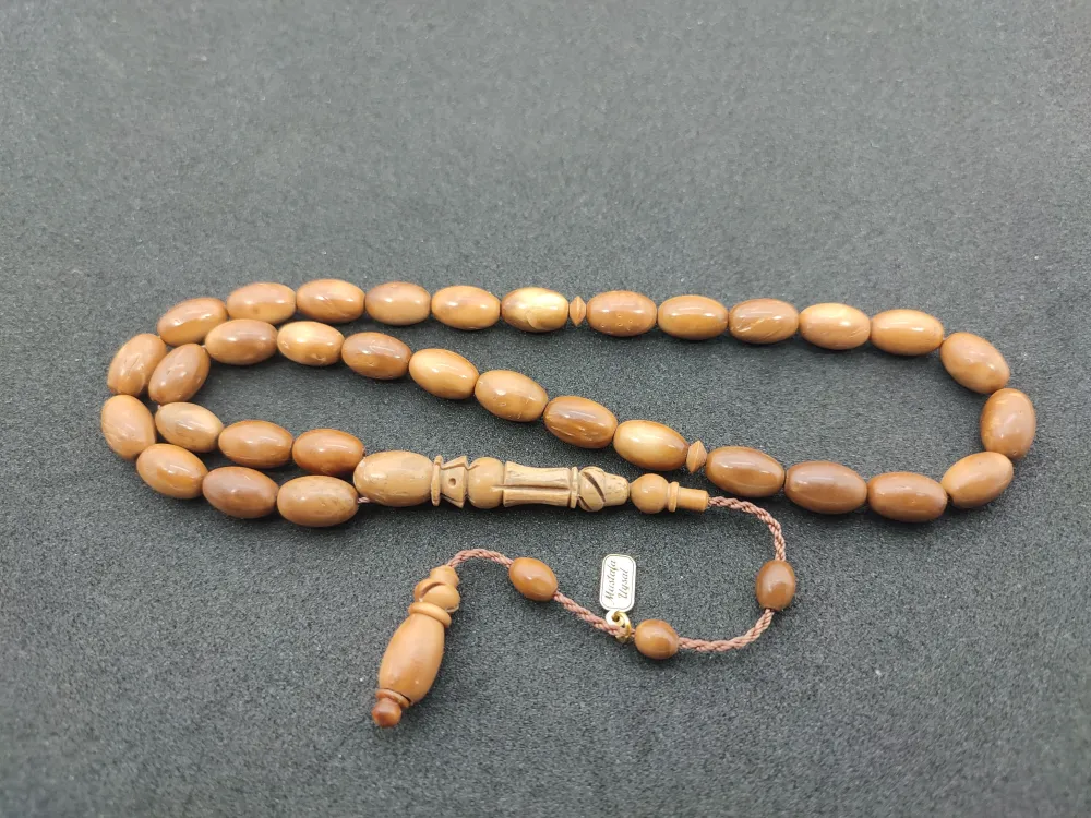 Mustafa Uysal Usta Eseri̇ İmame Hi̇tame Kalem Oyma  Naturel Kuka küçük resim 3