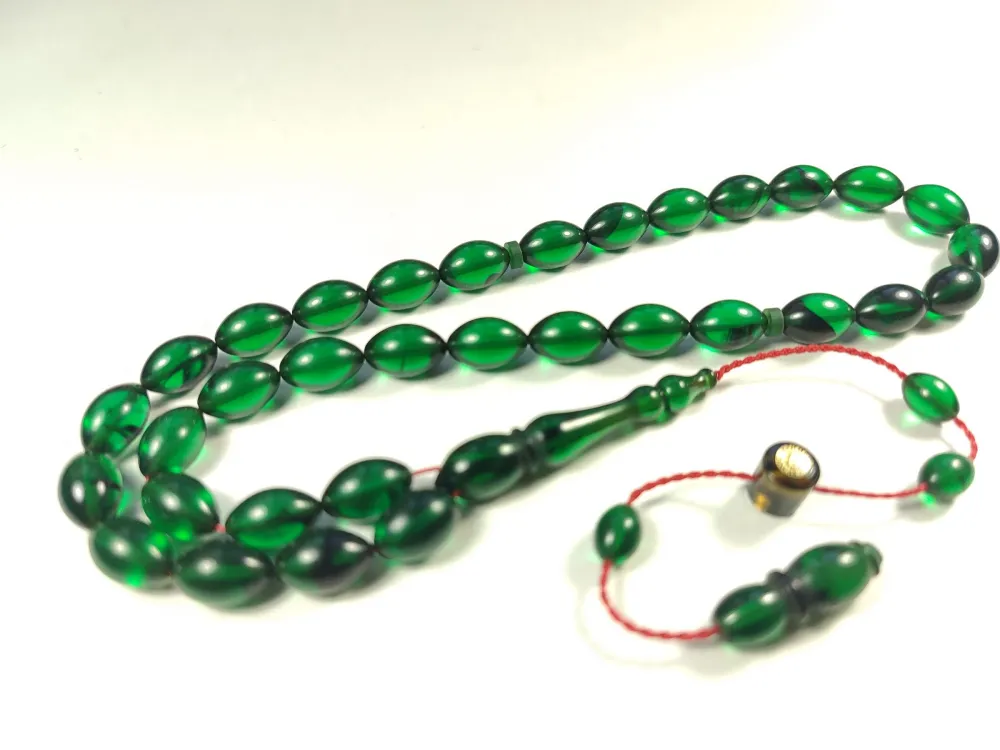 Mehmet Sancaktar Usta İşi̇ İmzalı Mühürlü  Sıkma Kehri̇bar