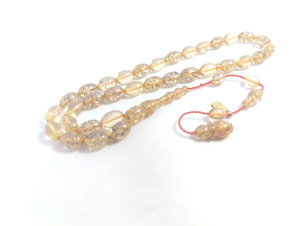 Mesut Elma Usta Eseri̇ 0.6 Deli̇m Çi̇ft Ci̇lalı Gümüş Varaklı Ateş-İ Kehri̇bar