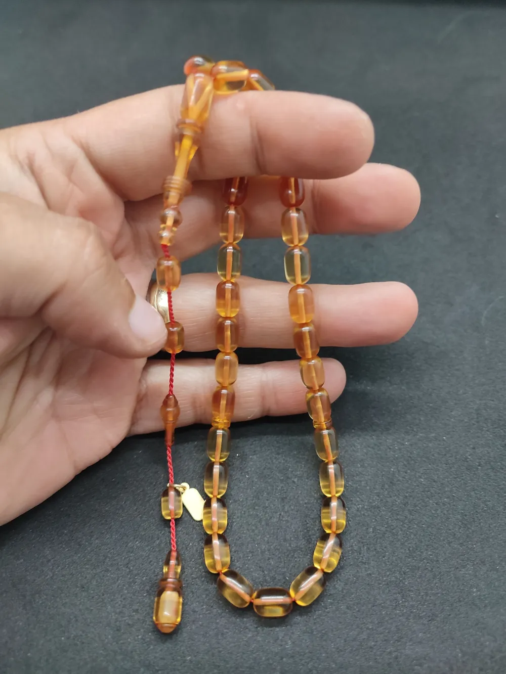 Furkan Gül Usta Eseri̇ El Boy İmame Halkalı Sıkma Kehri̇bar küçük resim 5