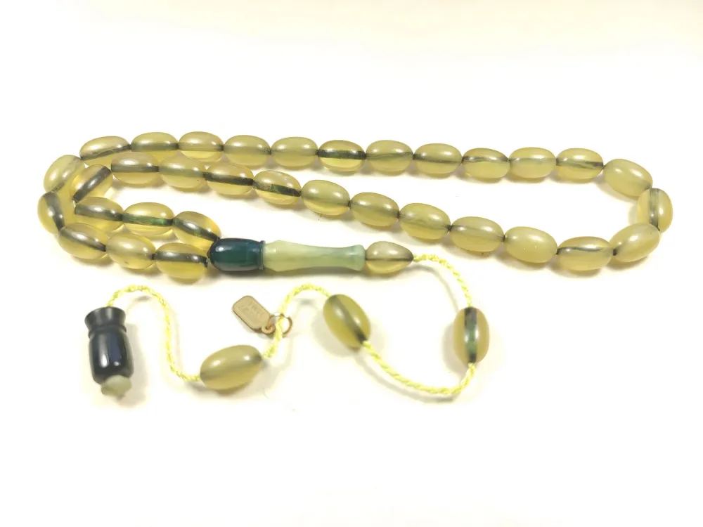 Mesut Elma Usta Eseri̇ İmzalı Kondüsyon Hari̇kası Sıkma Kehri̇bar küçük resim 3