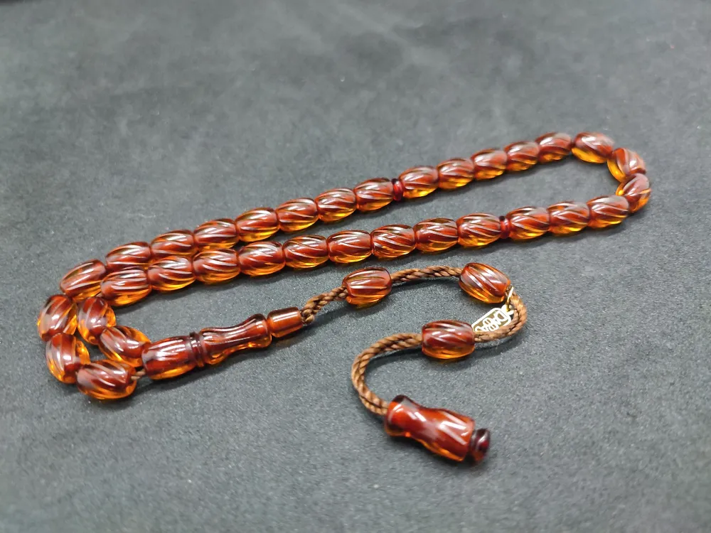 Dabbas Usta Eseri̇ El Boy Ful Kalem Oyma Ateş-İ Kehri̇bar küçük resim 3