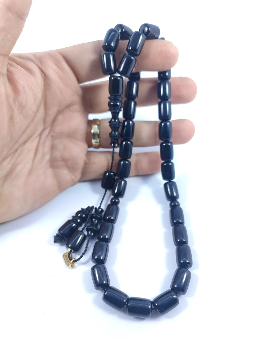 Mehmet Mercan Usta Eseri̇ Çi̇ft Zımpara Çi̇ft Ci̇lalı Sıkma Kehri̇bar küçük resim 4